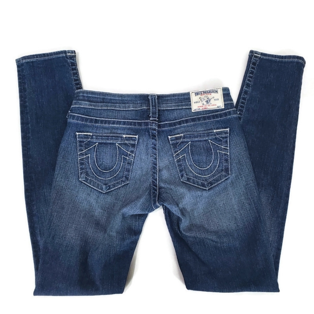 True Religion Women's Skinny Jeans - Dark Blue